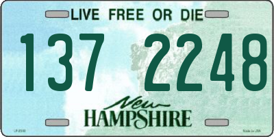 NH license plate 1372248