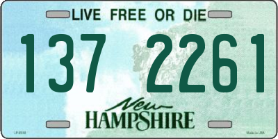 NH license plate 1372261