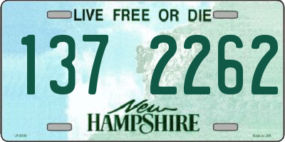 NH license plate 1372262