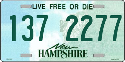 NH license plate 1372277