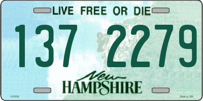 NH license plate 1372279