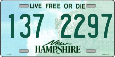 NH license plate 1372297