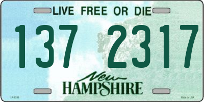 NH license plate 1372317