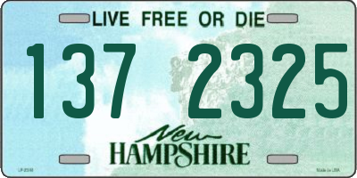 NH license plate 1372325
