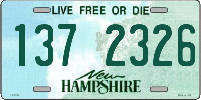 NH license plate 1372326