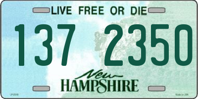 NH license plate 1372350