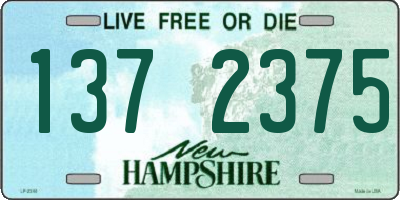 NH license plate 1372375