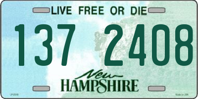 NH license plate 1372408