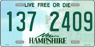 NH license plate 1372409