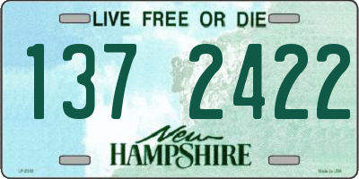 NH license plate 1372422