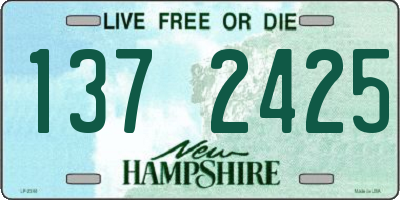 NH license plate 1372425