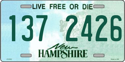 NH license plate 1372426