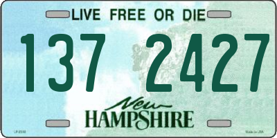 NH license plate 1372427