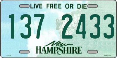NH license plate 1372433