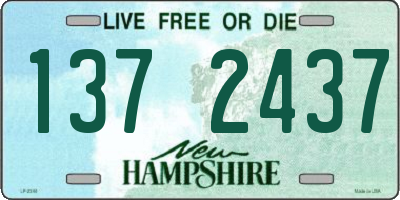 NH license plate 1372437