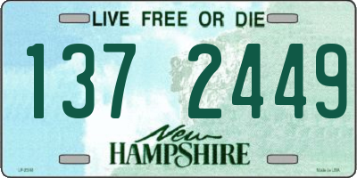 NH license plate 1372449