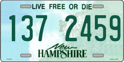 NH license plate 1372459
