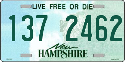 NH license plate 1372462