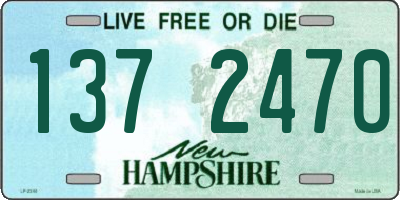 NH license plate 1372470