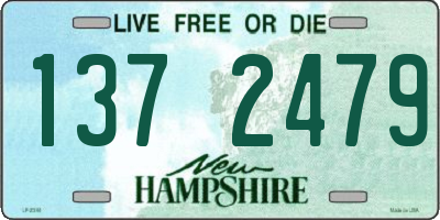 NH license plate 1372479