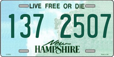 NH license plate 1372507