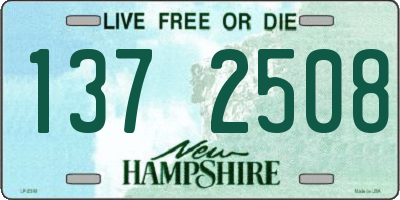 NH license plate 1372508