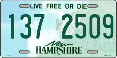 NH license plate 1372509