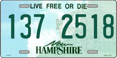 NH license plate 1372518