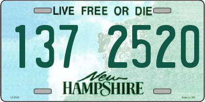 NH license plate 1372520