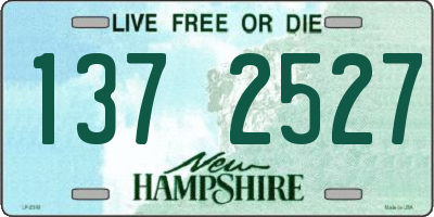 NH license plate 1372527