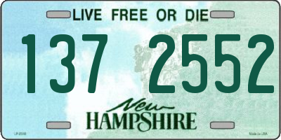 NH license plate 1372552