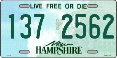 NH license plate 1372562