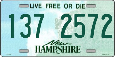 NH license plate 1372572