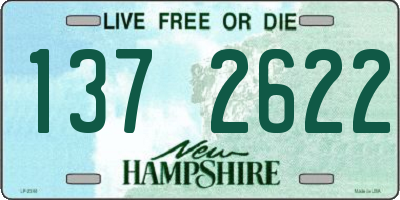NH license plate 1372622