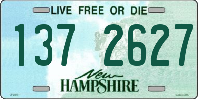 NH license plate 1372627