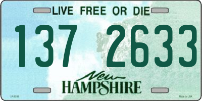 NH license plate 1372633