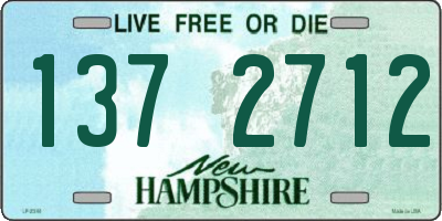 NH license plate 1372712