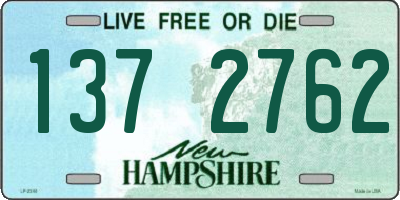 NH license plate 1372762