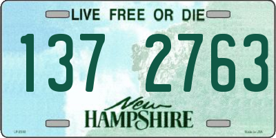 NH license plate 1372763
