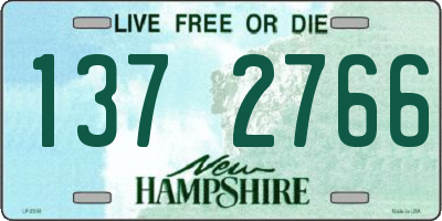 NH license plate 1372766