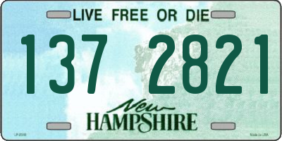 NH license plate 1372821