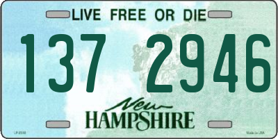 NH license plate 1372946