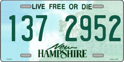 NH license plate 1372952