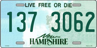 NH license plate 1373062