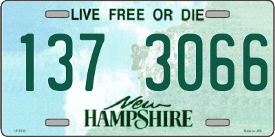NH license plate 1373066