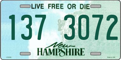 NH license plate 1373072