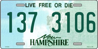 NH license plate 1373106