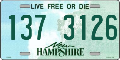 NH license plate 1373126