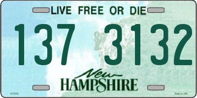 NH license plate 1373132