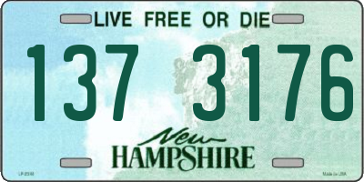 NH license plate 1373176